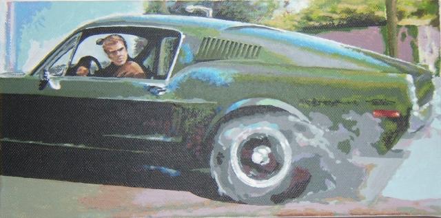 Bullitt Mustang (Acrylic 2009)