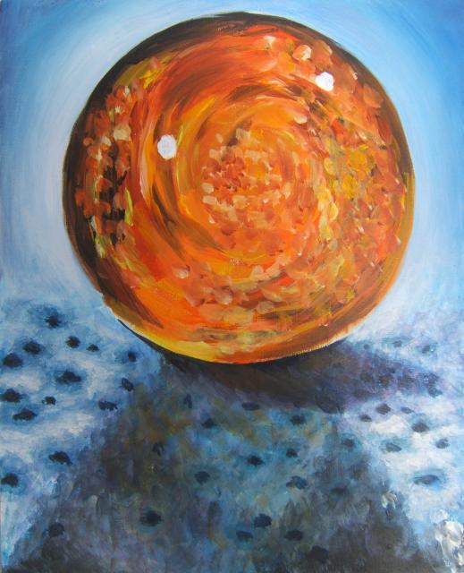 Amber Globe Acrylic Mar 2010