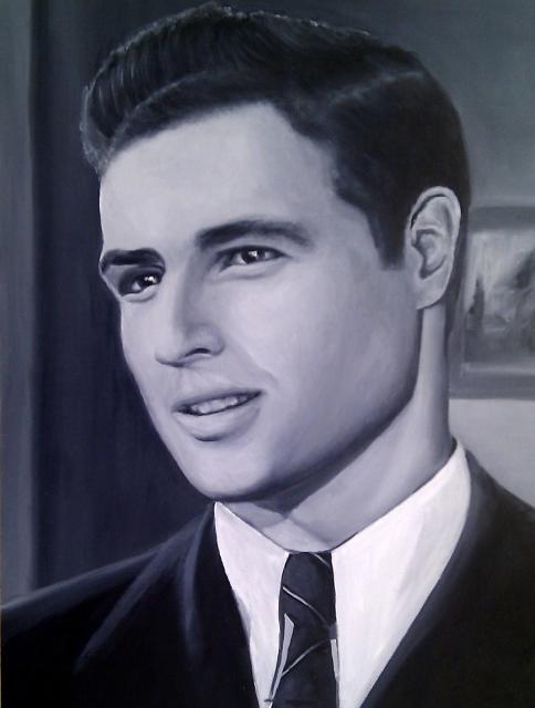 Brando1 (Oil Dec10) by Hugh Evans