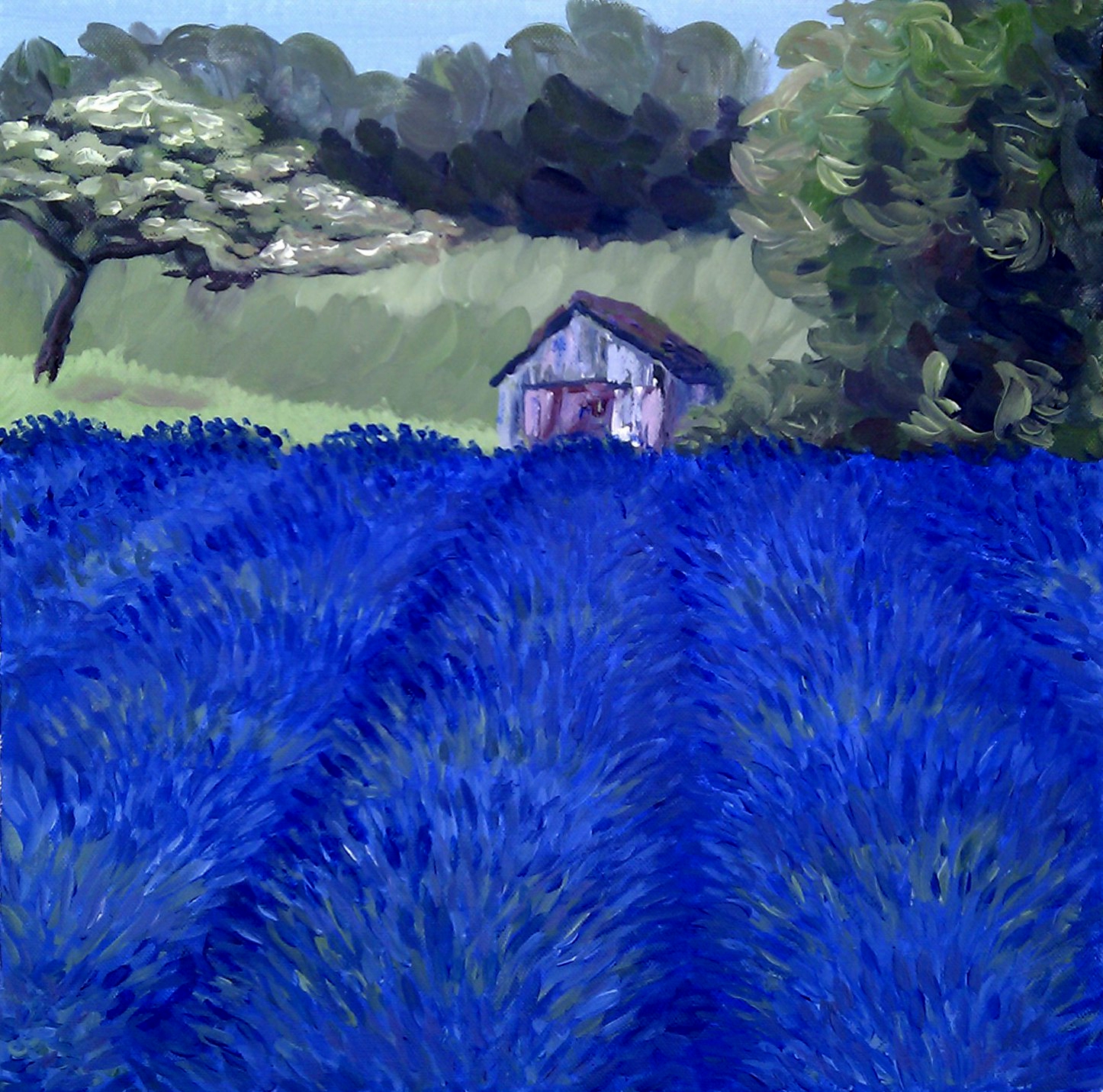 Lavender Garden (Acrylic Mar11)